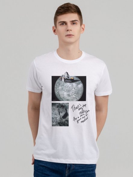 Футболка One Step, белая 