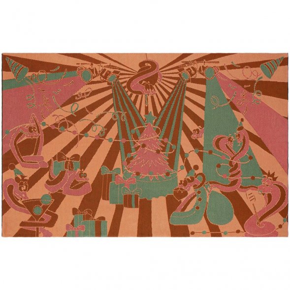 Плед Snake Your Body, красный 