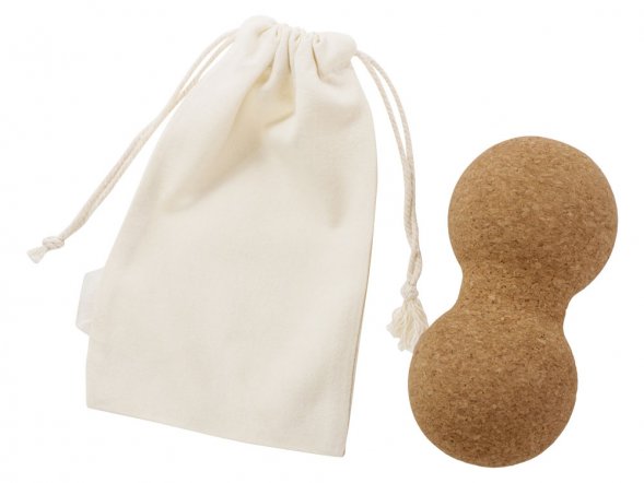 Массажный мяч двойной для МФР Corbell, 8х16 см 