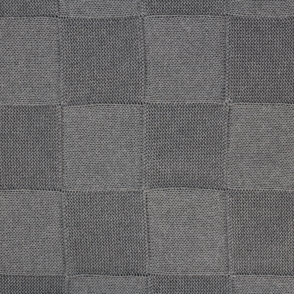 Плед Cella вязаный, серый (без подарочной коробки) 