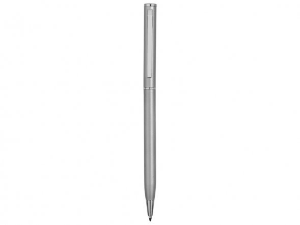 Ручка металлическая шариковая Атриум, серебристый 