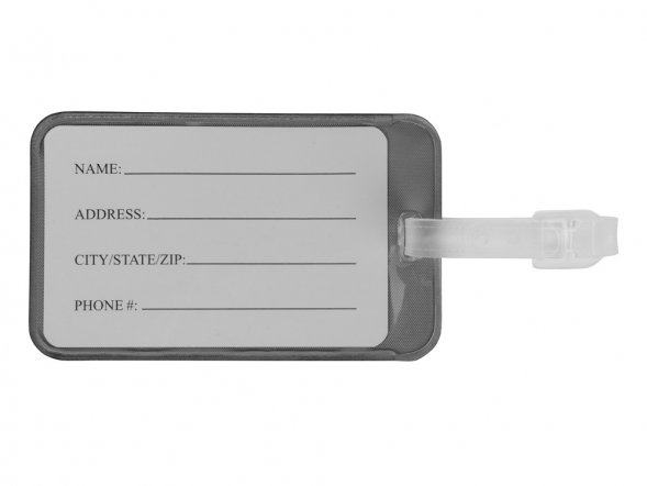 Бирка для багажа Voyage 2.0, серебристый 