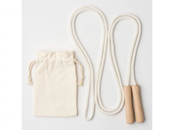 Скакалка REGINA из хлопка, бежевый 