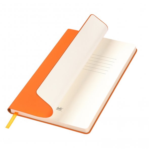 Ежедневник Spark недатированный, оранжевый (с упаковкой, со стикерами) 