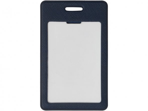 Вертикальный карман из экокожи для карты Favor, темно-синий 