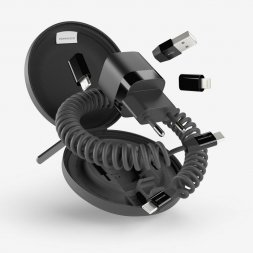 Зарядное устройство Vonmahlen Allroundo GaN, черное