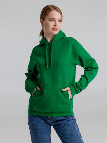 Толстовка с капюшоном Slam 320, ярко-зеленая 