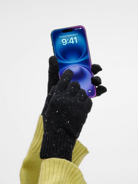 Перчатки сенсорные Spotti Senso, черные 