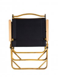 Стул MW02 складной, черный, светлое дерево