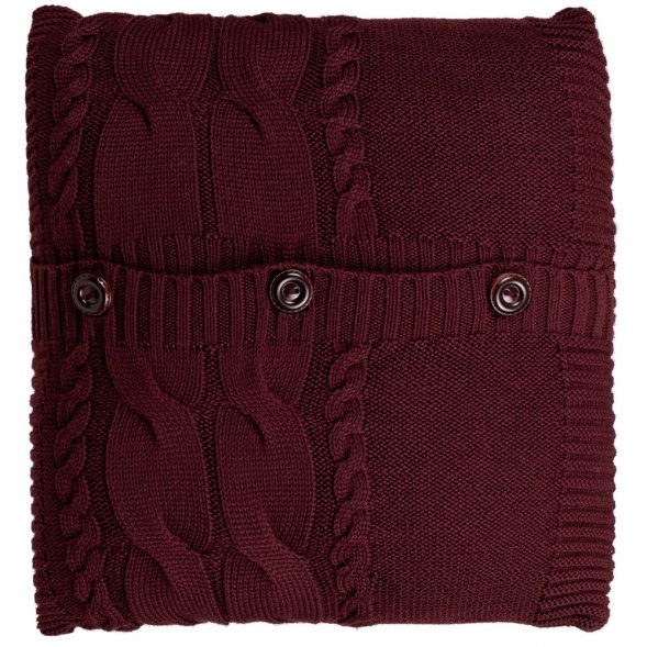 Подушка Stille, бордовая 