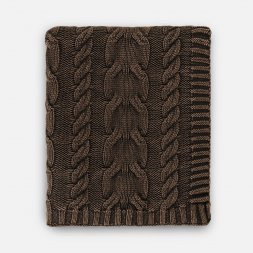 Плед Hygge, коричневый