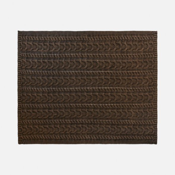 Плед Hygge, коричневый 