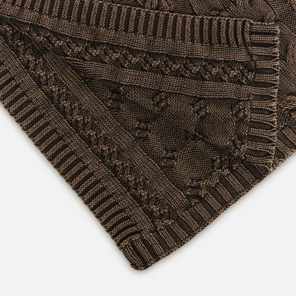 Плед Hygge, коричневый 