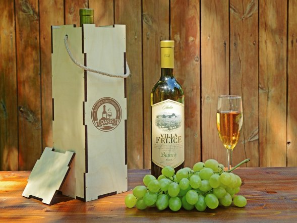 Пенал под алкоголь, натуральный 