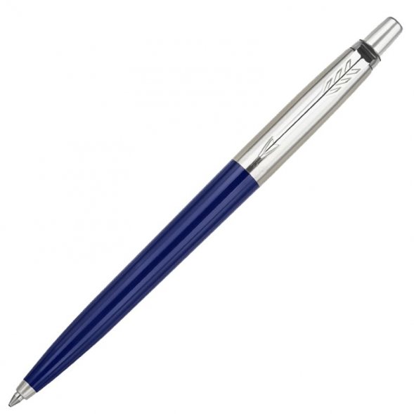 Ручка шариковая Parker Jotter Originals Navy Blue Chrome CT, темно-синяя 