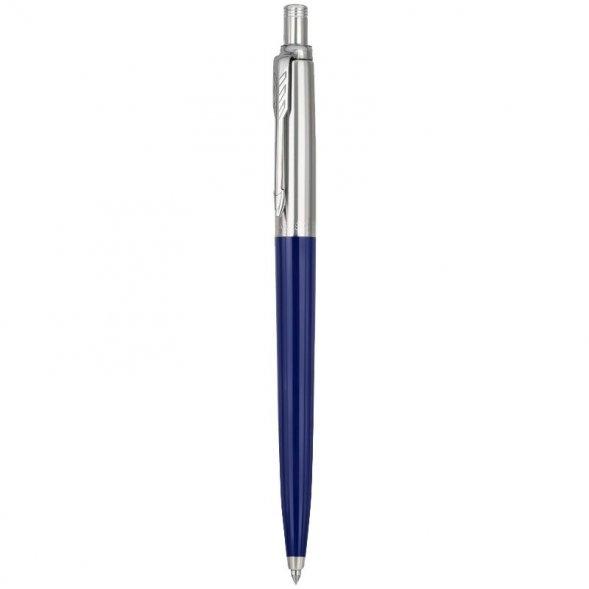 Ручка шариковая Parker Jotter Originals Navy Blue Chrome CT, темно-синяя 