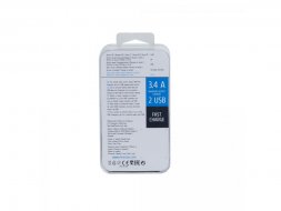 Сетевое зарядное устройство VA4123, прозрачный