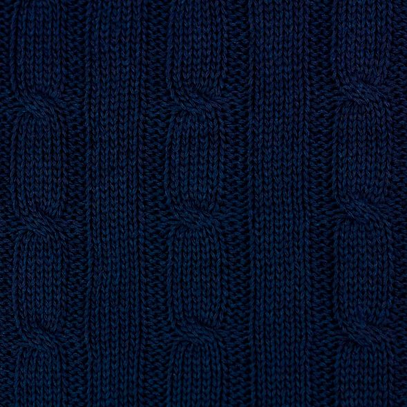 Плед Fado вязаный, синий (без подарочной коробки) 