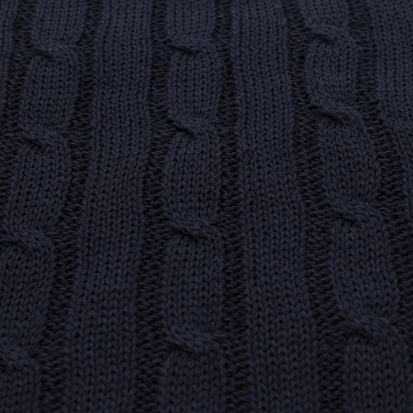 Плед Fado вязаный, синий (без подарочной коробки) 