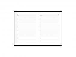 Ежедневник недатированный А4 Velvet, черный