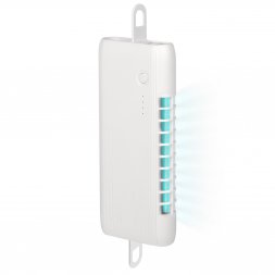 Внешний аккумулятор с встроенной УФ лампой Uno 6000 mAh, белый