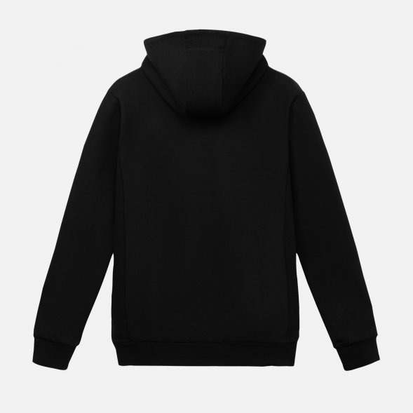 Толстовка на молнии с капюшоном MATEO черная, размер XXXL 