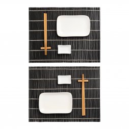 Набор для сервировки суши Tokyo (10 предметов), черный