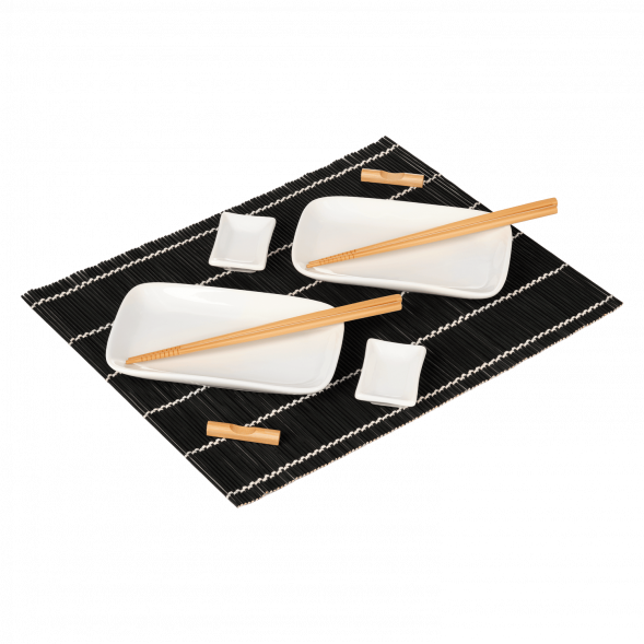 Набор для сервировки суши Tokyo (10 предметов), черный 
