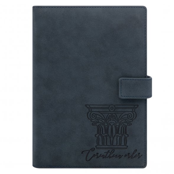 Ежедневник-портфолио Royal NEO недатированный в подарочной коробке, синий 