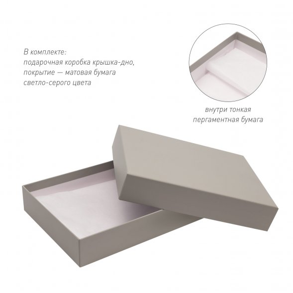 Ежедневник-портфолио Royal NEO недатированный в подарочной коробке, синий 