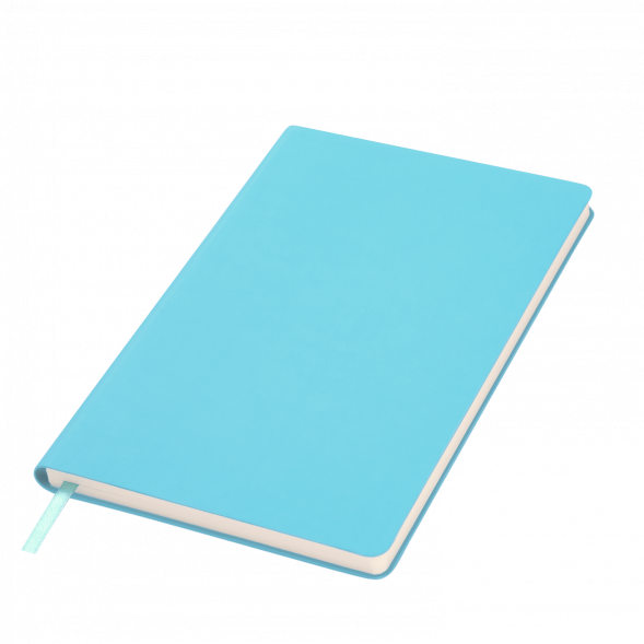 Ежедневник Spark недатированный, лазурный (с упаковкой, со стикерами) 