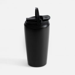 Термостакан с двумя поильниками Duetta, черный