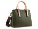 Сумка женская BUGATTI Ella, оливковая, полиуретан, 30х12х23 см 