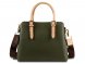 Сумка женская BUGATTI Ella, оливковая, полиуретан, 30х12х23 см 