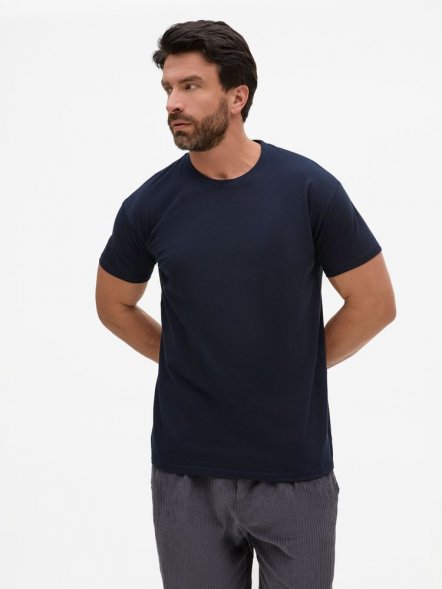 Футболка унисекс Regent 150, темно-синяя (navy) 
