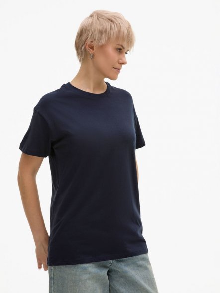 Футболка унисекс Regent 150, темно-синяя (navy) 