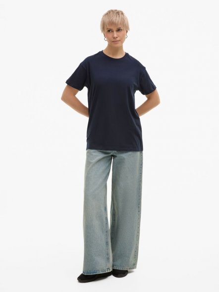 Футболка унисекс Regent 150, темно-синяя (navy) 