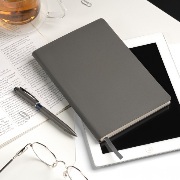 Ежедневник Star недатированный, серый (без упаковки, без стикера) 