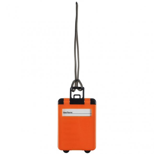 Бирка для багажа Trolley, оранжевая 