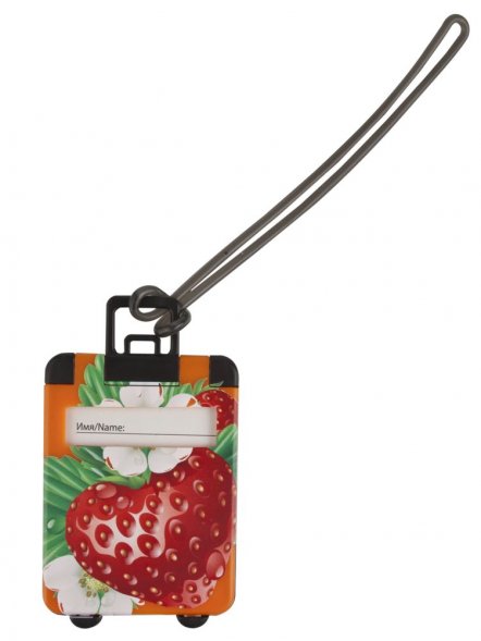 Бирка для багажа Trolley, оранжевая 