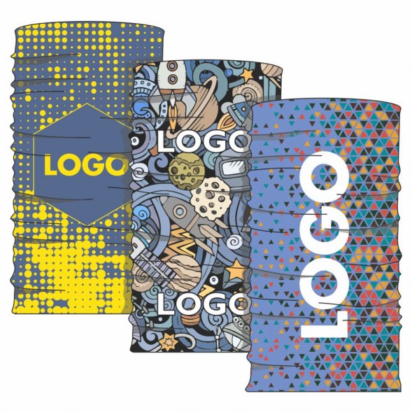 Многофункциональная бандана с печатью Tubo на заказ 