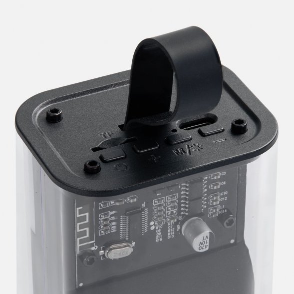 Bluetooth-колонка с подсветкой Groove, серая 