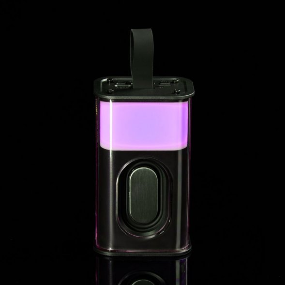 Bluetooth-колонка с подсветкой Groove, серая 