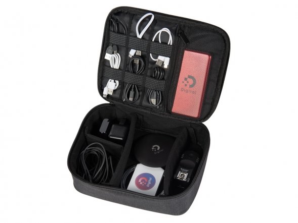 Органайзер для крупной электроники District, темно-серый 