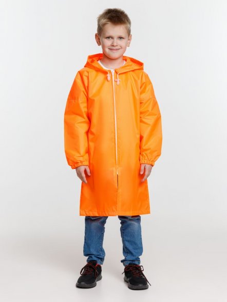 Дождевик детский Rainman Kids, оранжевый неон 