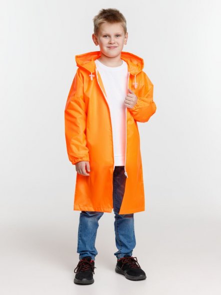 Дождевик детский Rainman Kids, оранжевый неон 
