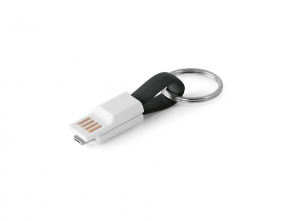 RIEMANN. USB-кабель с разъемом 2 в 1, Черный 