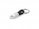RIEMANN. USB-кабель с разъемом 2 в 1, Черный 