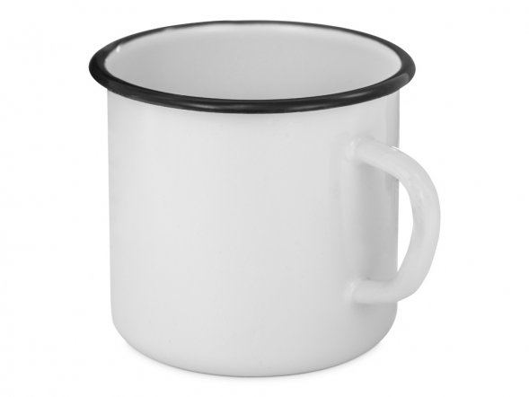 Кружка эмалированная в коробке, белый 