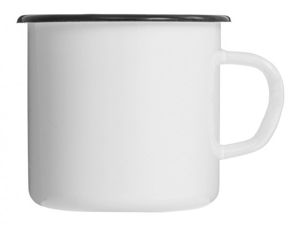 Кружка эмалированная в коробке, белый 